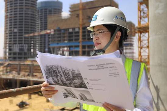 王瑤(中建一局三公司埃及新首都CBD項目經理) 王瑤(中建一局三公司埃及新首都CBD項目經理)