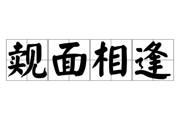 覿面相逢 覿面相逢