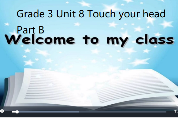 Grade 3 Unit 8 Touch your head Part B Grade 3 Unit 8 Touch your head Part B