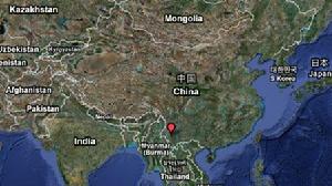 平村彝族傣族鄉在中國的位置