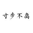 寸步不離 寸步不離