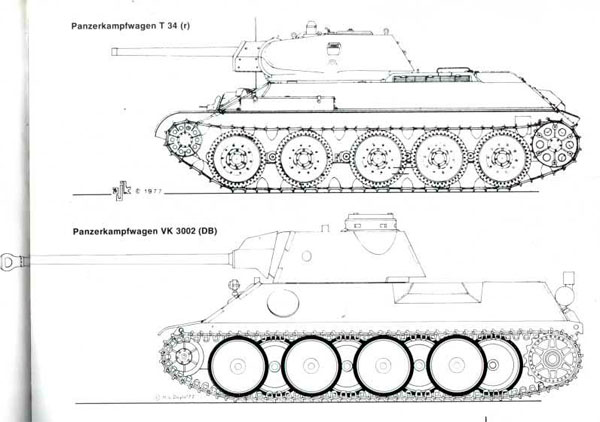　T-34/76與VK3002(DB)的對比