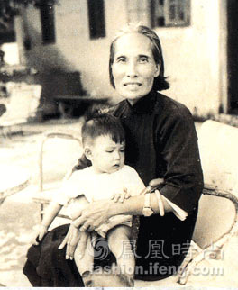 馬英九（半歲）與奶奶