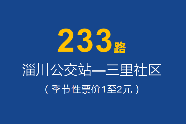 淄博公交233路 淄博公交233路