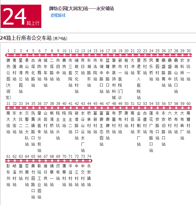 肇慶公交24路 肇慶公交24路