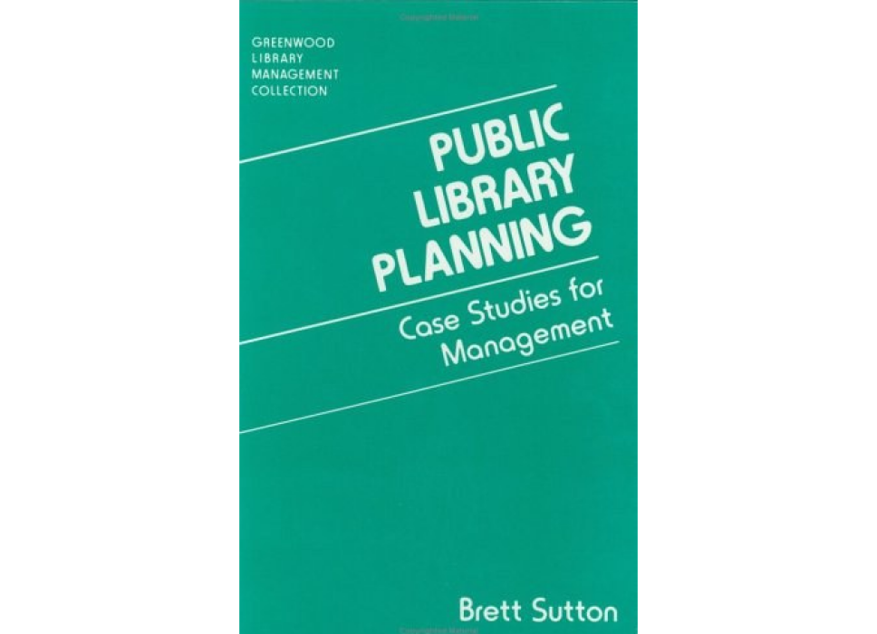 Public Library Planning Public Library Planning