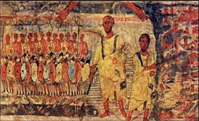 3世紀 表現敘利亞地區羅馬駐軍的壁畫