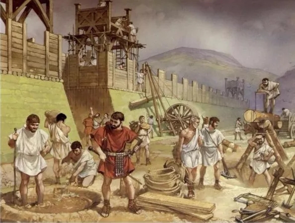 大部分羅馬軍隊 都有嚴格的營地布置規範