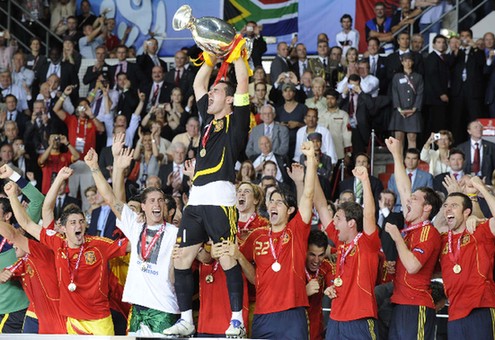 2008年西班牙站在了歐洲之巔