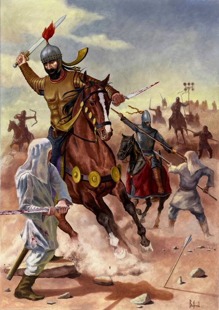波斯人有限的精銳騎兵也無力阻擋阿拉伯人的勝利