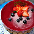 樹莓果凍芝士蛋糕