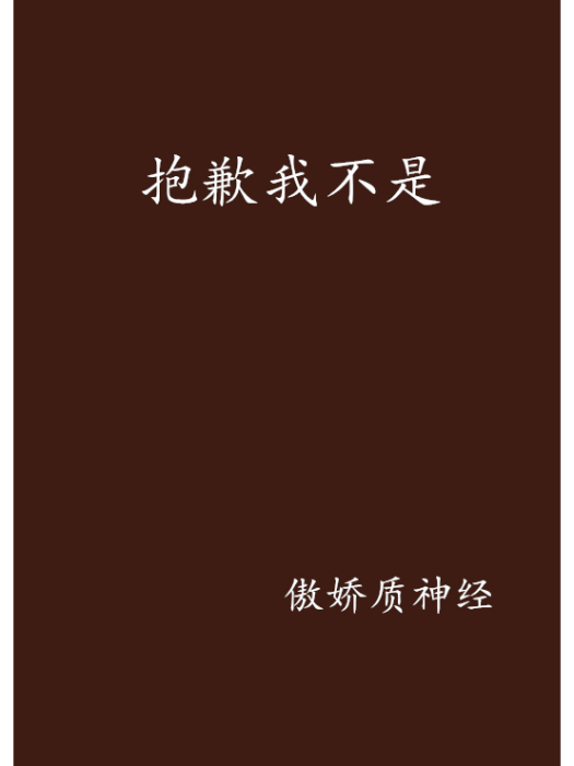 抱歉我不是 抱歉我不是