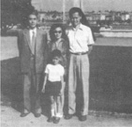 1957年，楊振寧一家和楊武之在日內瓦