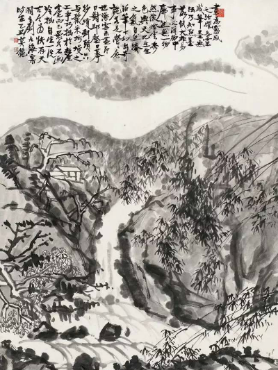 山間清流 山間清流