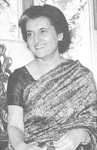 印度第一位女總理英迪拉-甘地