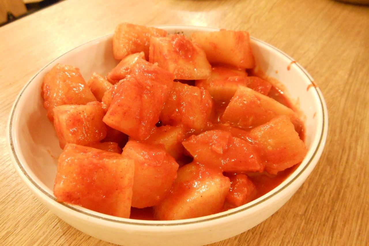 韓國辣蘿蔔塊