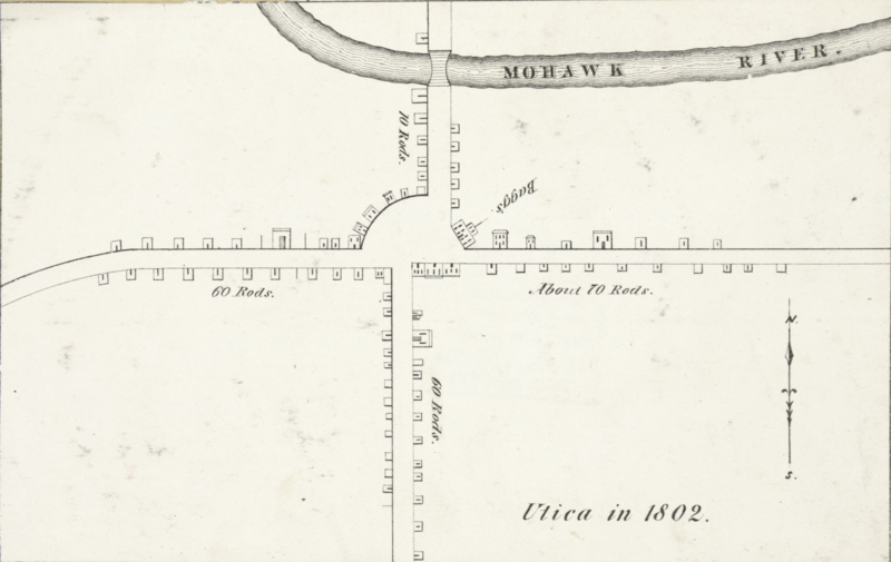 1802年的由提卡地圖
