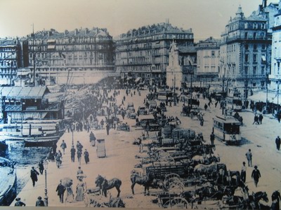 20世紀初的法國馬賽港