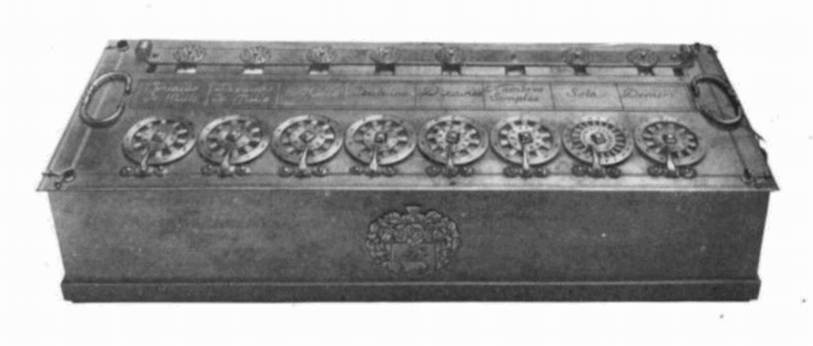 Pascaline made for French currency.