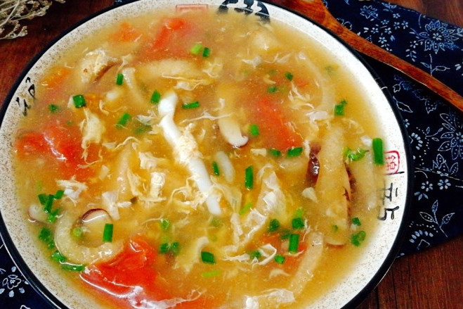 魷魚番茄湯 魷魚番茄湯