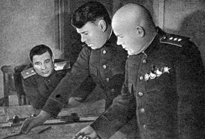 沃羅涅日方面軍司令時期和華西列夫斯基一起
