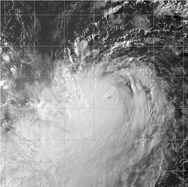 颱風格美衛星雲圖