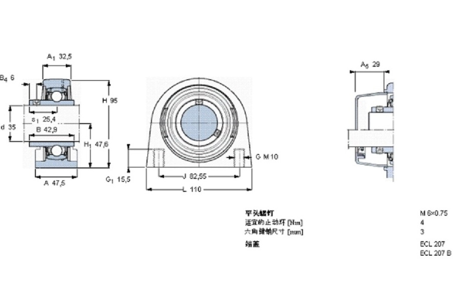 SKF SYFL35TR/VE495軸承 SKF SYFL35TR/VE495軸承