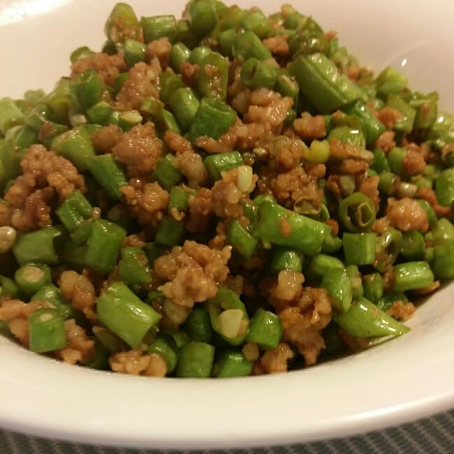 碎豆角肉末 碎豆角肉末