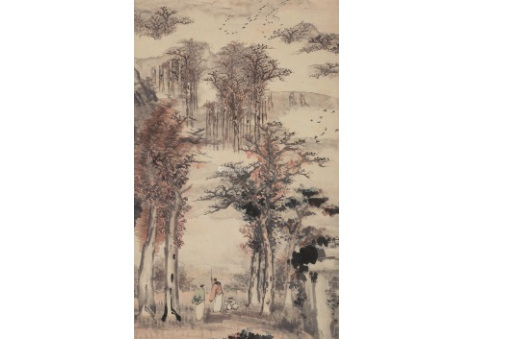 秋林霜染 秋林霜染
