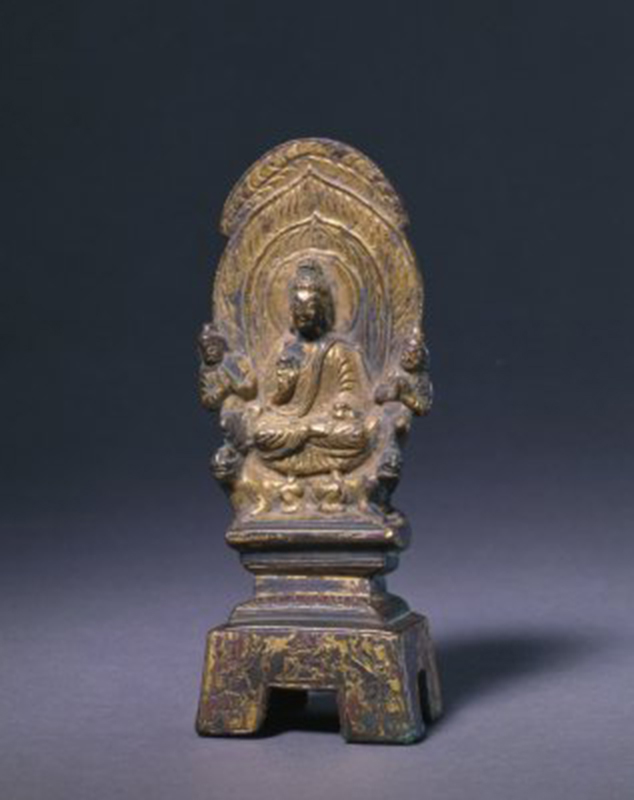 北魏銅鎏金釋迦佛造像