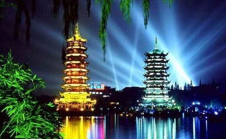 桂林兩江四湖夜景