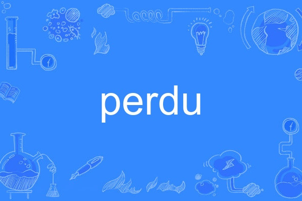 perdu perdu