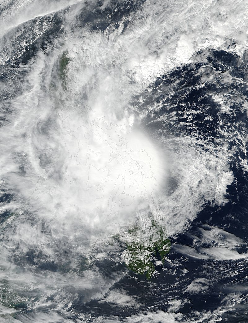 熱帶風暴啟德 衛星雲圖
