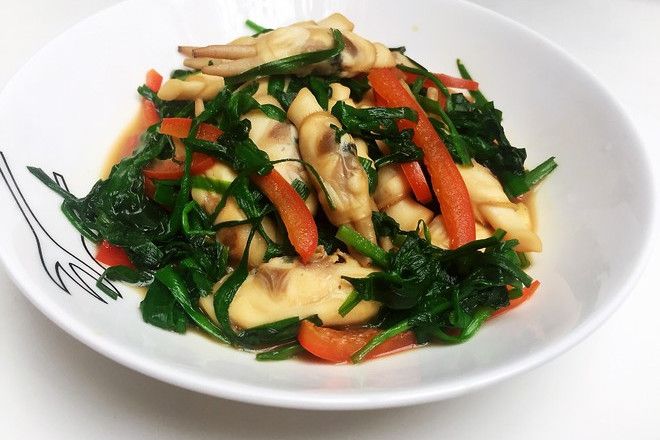 蟶肉炒韭菜 蟶肉炒韭菜