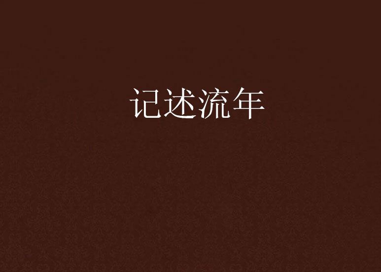 記述流年