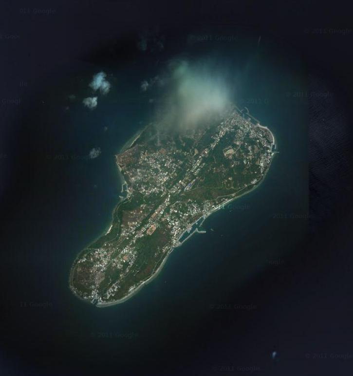 琉球嶼衛星圖片