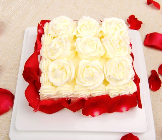 玫瑰鮮奶蛋糕