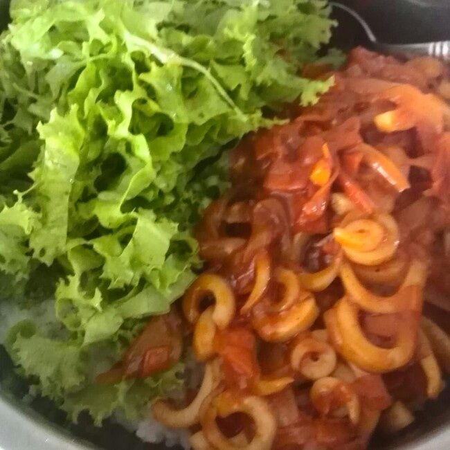 章魚拌飯 章魚拌飯