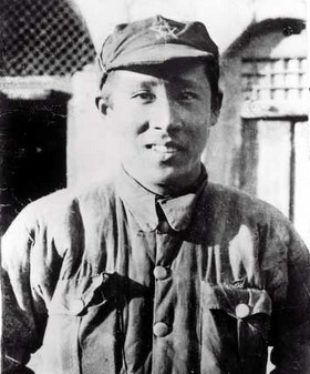 1936年長徵到達陝北後的廖承志