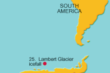 蘭伯特冰川地理圖