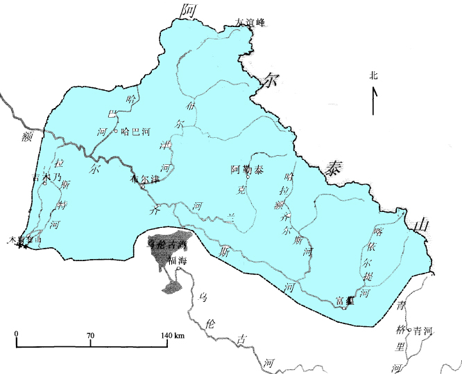 中國境內的額爾齊斯河流域