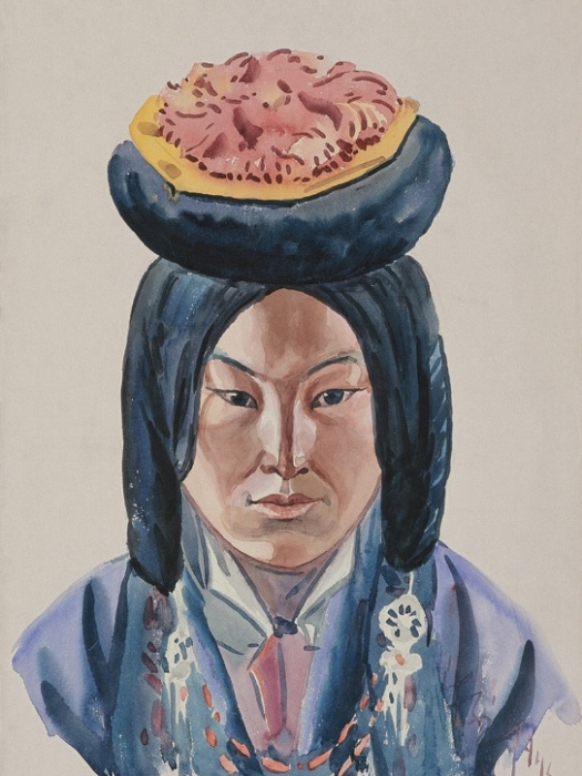 蒙古族婦人 蒙古族婦人