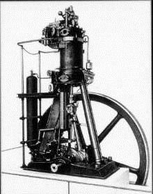 狄塞爾發明的第一台柴油機