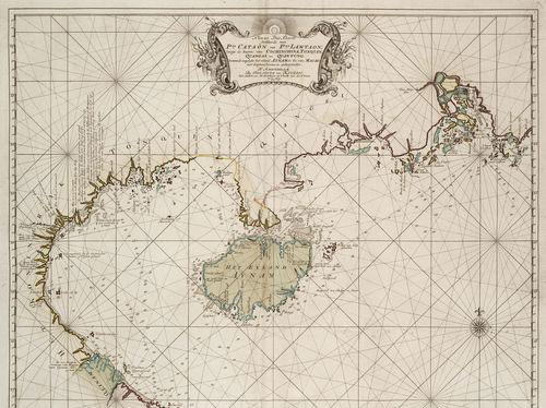 1765年德國人畫的中國南海地圖