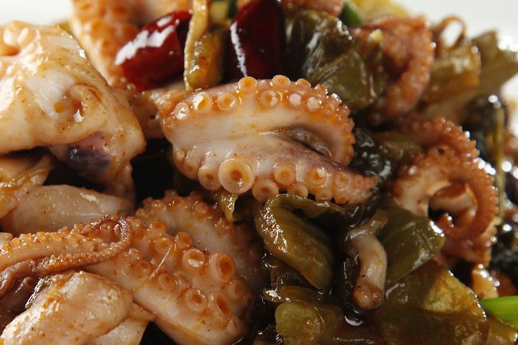 酸菜八爪魚 酸菜八爪魚