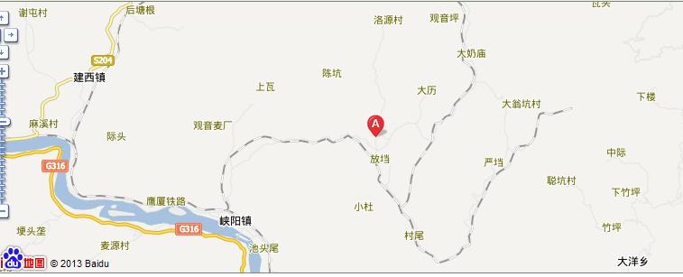 杜溪村地圖