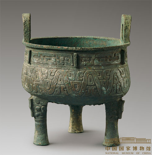 中國國家博物館“禹”青銅鼎藏品圖片