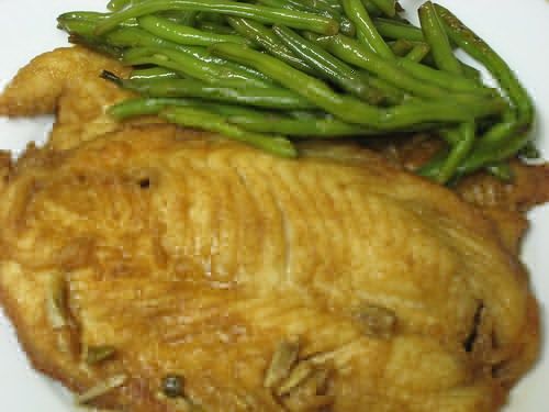 煎羅非魚排 煎羅非魚排