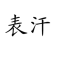 表汗 表汗