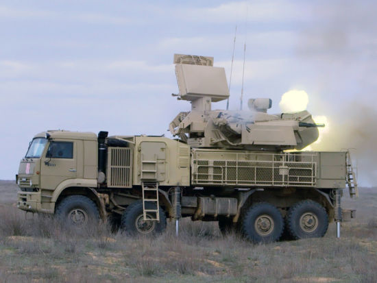 俄羅斯“鎧甲-S1”彈炮合一防空系統